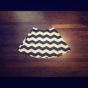 Black & White Mini Skirt
